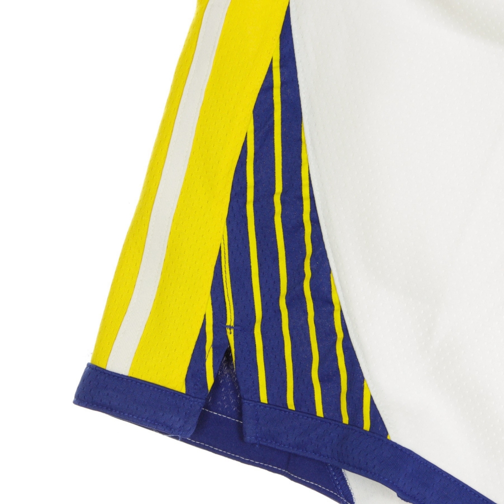 pantaloncino basket uomo nba swingman short icon edition home golwar WHITE/AMARILLO/RUSH BLUE/RUSH BLUE