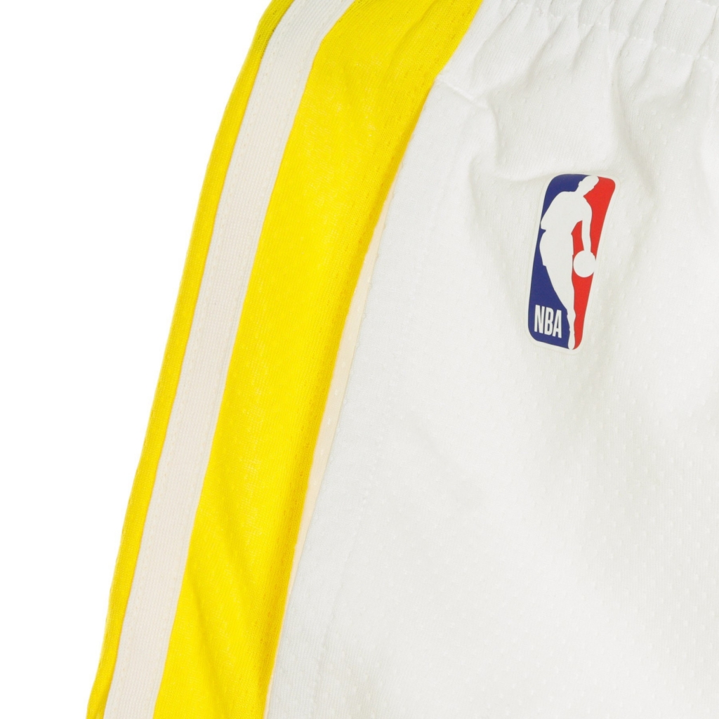 pantaloncino basket uomo nba swingman short icon edition home golwar WHITE/AMARILLO/RUSH BLUE/RUSH BLUE