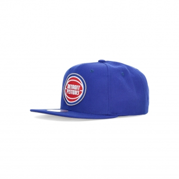 cappellino visiera piatta uomo nba team ground 20 snapback detpis BLUE