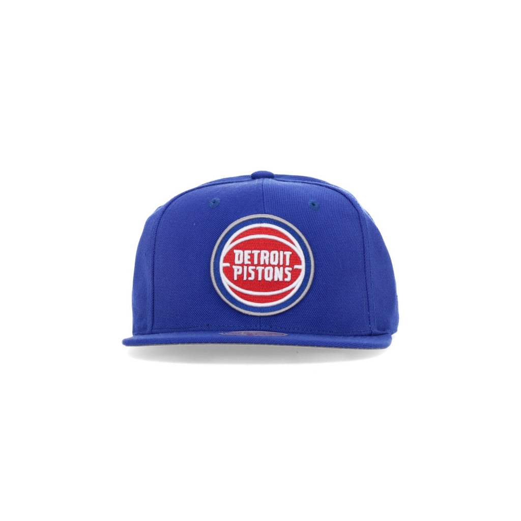 cappellino visiera piatta uomo nba team ground 20 snapback detpis BLUE