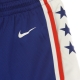 pantaloncino basket uomo nba swingman short icon edition road 18 phi76e RUSH BLUE/WHITE