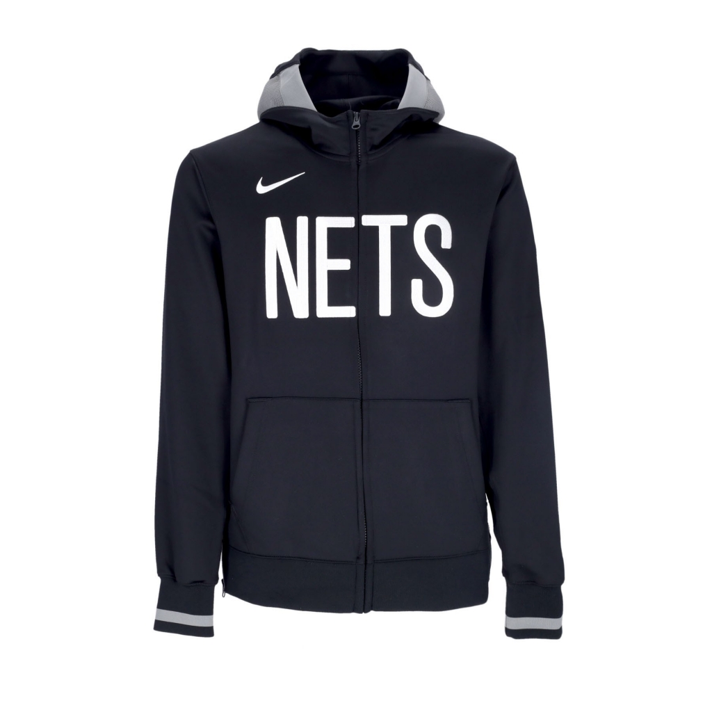 felpa leggera cappuccio zip uomo nba dri-fit showtime full-zip hoodie bronet BLACK/DARK STEEL GREY/BLACK/WHITE