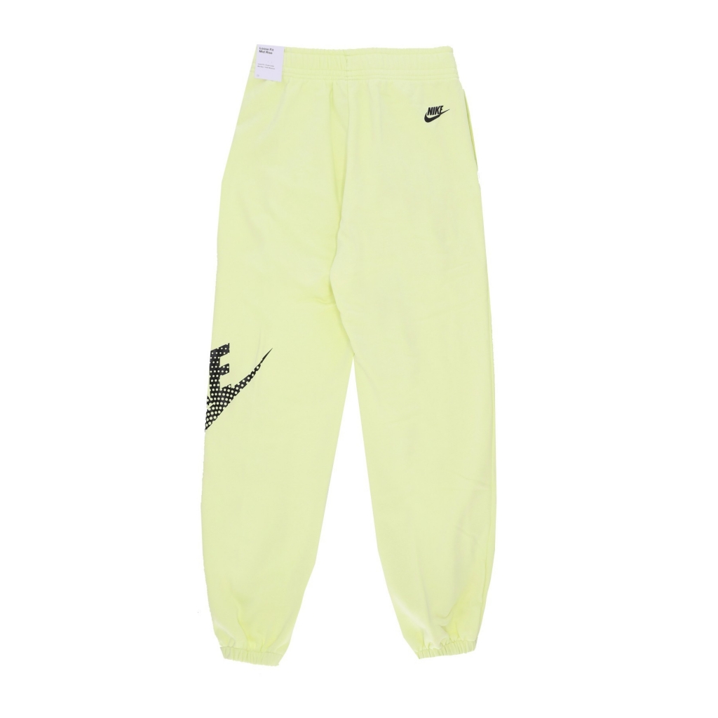 pantalone tuta leggero donna sportswear sb dance fleece oversized pants LUMINOUS GREEN