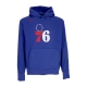 felpa cappuccio uomo nba essential fleece hoody phi76e RUSH BLUE