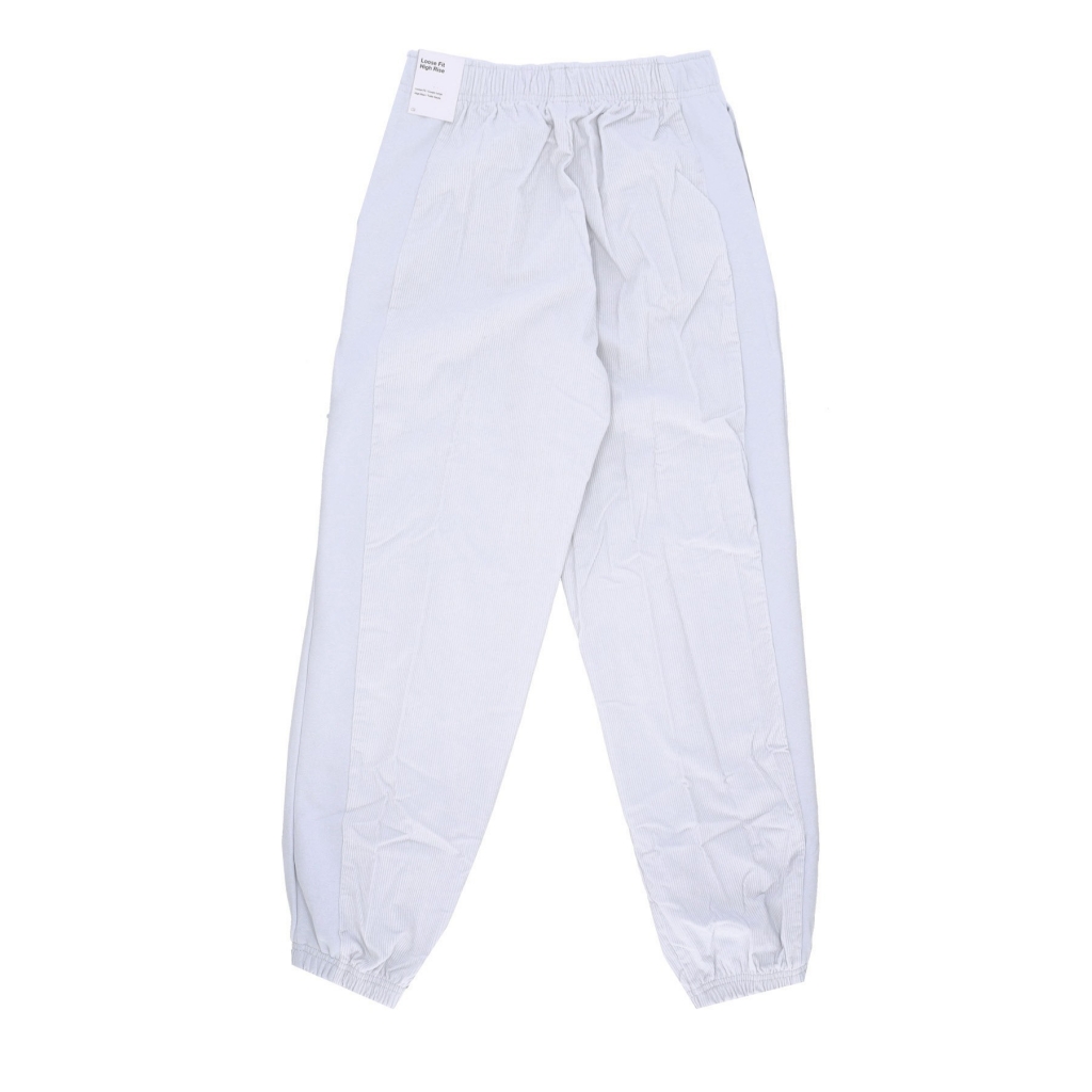 pantalone tuta leggero donna sportswear air high-waisted corduroy fleece pants PURE PLATINUM/FLAT PEWTER