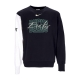 felpa girocollo uomo nba courtside fleece crewneck milbuc BLACK