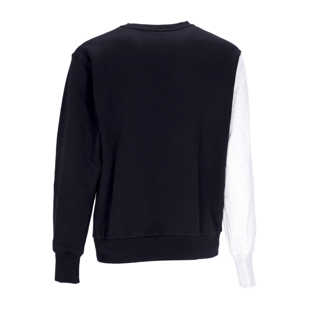 felpa girocollo uomo nba courtside fleece crewneck milbuc BLACK