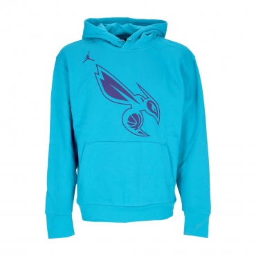 felpa cappuccio uomo nba essential fleece hoodie chahor RAPID TEAL