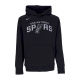 felpa cappuccio uomo nba essential fleece hoodie saaspu BLACK