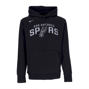 felpa cappuccio uomo nba essential fleece hoodie saaspu BLACK