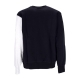 felpa girocollo uomo nba courtside fleece crewneck loslak BLACK