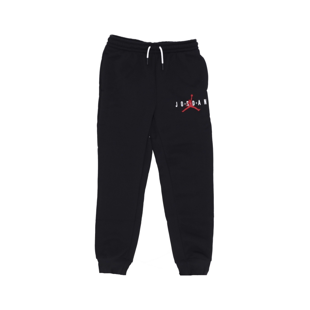 pantalone tuta felpato ragazzo jumpman sustainable pant BLACK