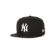 cappellino visiera piatta uomo mlb league essential 5950 neyyan BLACK/WHITE