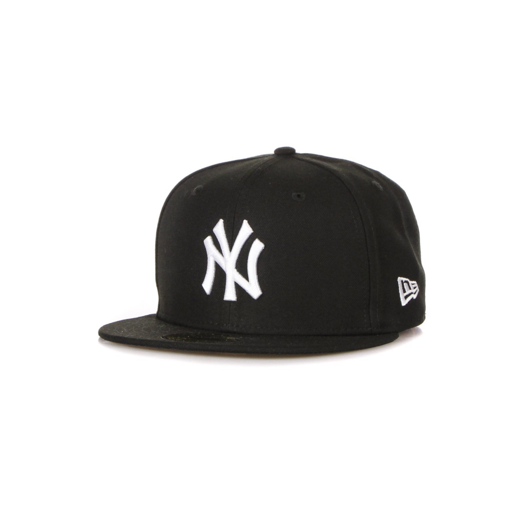 cappellino visiera piatta uomo mlb league essential 5950 neyyan BLACK/WHITE