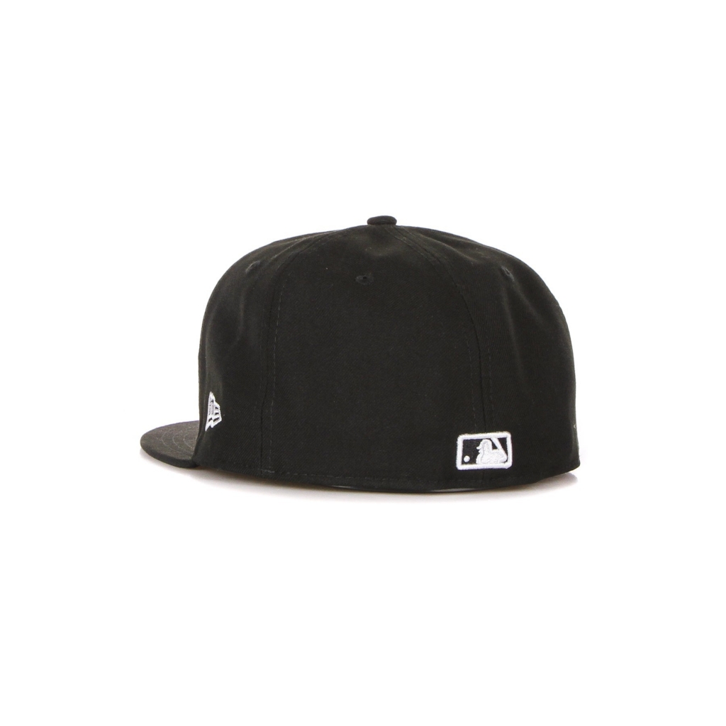 cappellino visiera piatta uomo mlb league essential 5950 neyyan BLACK/WHITE