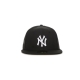 cappellino visiera piatta uomo mlb league essential 5950 neyyan BLACK/WHITE