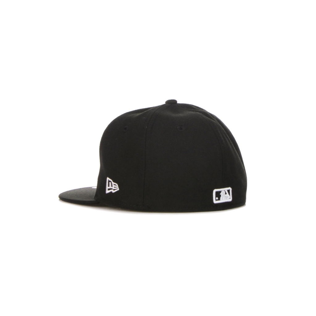 cappellino visiera piatta uomo mlb league essential 5950 neyyan BLACK/WHITE