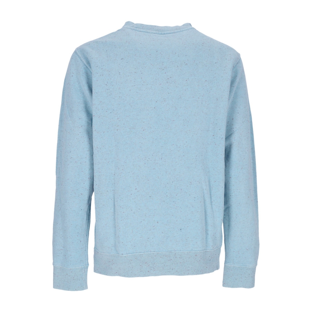 felpa girocollo uomo club+ bb crew revival BALTIC BLUE