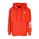 felpa cappuccio zip donna sportswear dnc fleece full-zip hoodie PICANTE RED