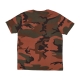 maglietta uomo basic camo tee BURNED CAMO