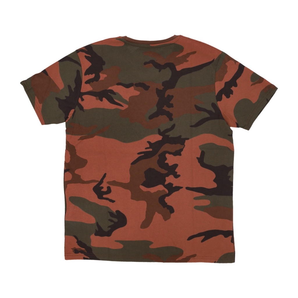 maglietta uomo basic camo tee BURNED CAMO