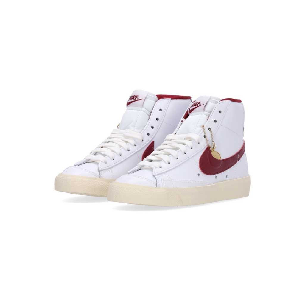scarpa bassa donna w blazer mid 77 se WHITE/TEAM RED/MUSLIN/METALLIC GOLD STAR