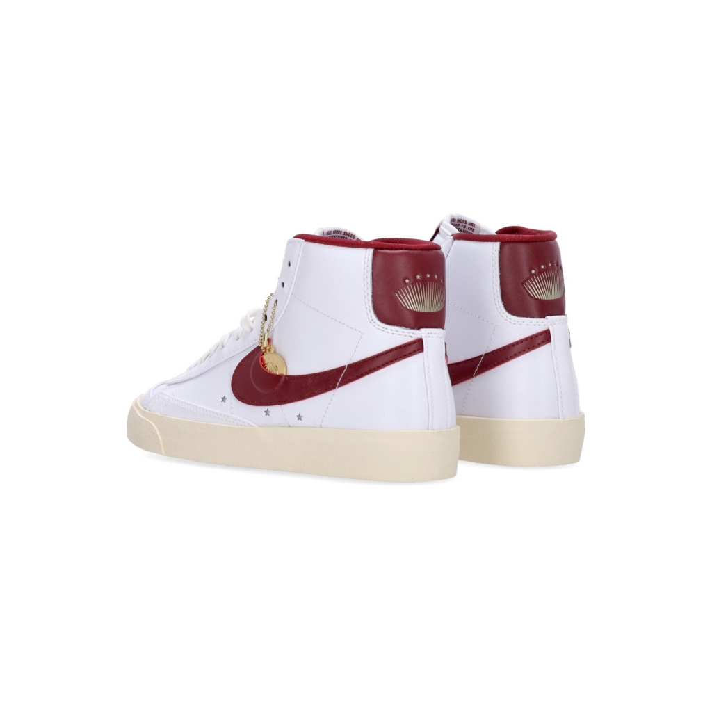 scarpa bassa donna w blazer mid 77 se WHITE/TEAM RED/MUSLIN/METALLIC GOLD STAR