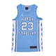 canotta basket uomo ncaa limited jersey no 23 michael jordan unctar VALOR BLUE