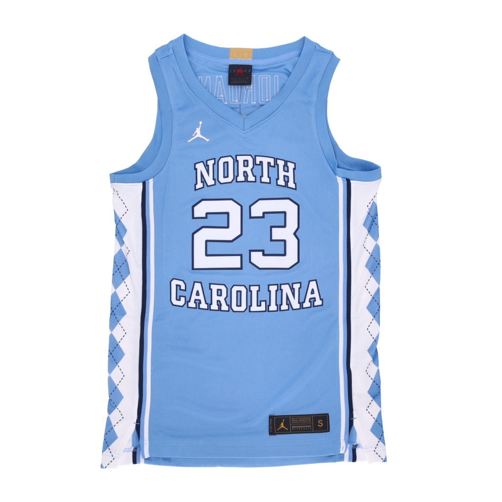 canotta basket uomo ncaa limited jersey no 23 michael jordan unctar VALOR BLUE