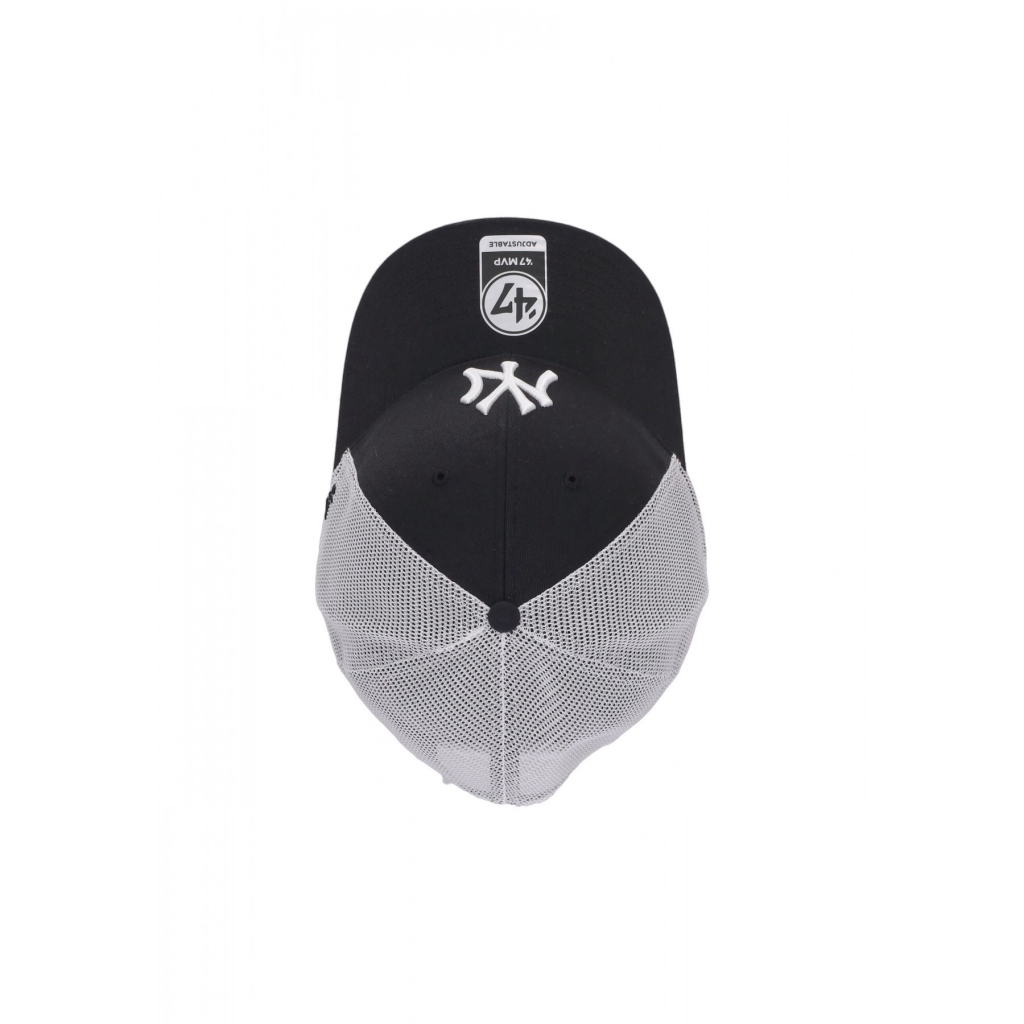 cappellino visiera curva uomo mlb branson mvp neyyan BLACK/WHITE