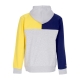 felpa cappuccio uomo ncaa tie breaker fleece hoodie micwol GREY HEATHER/NAVY
