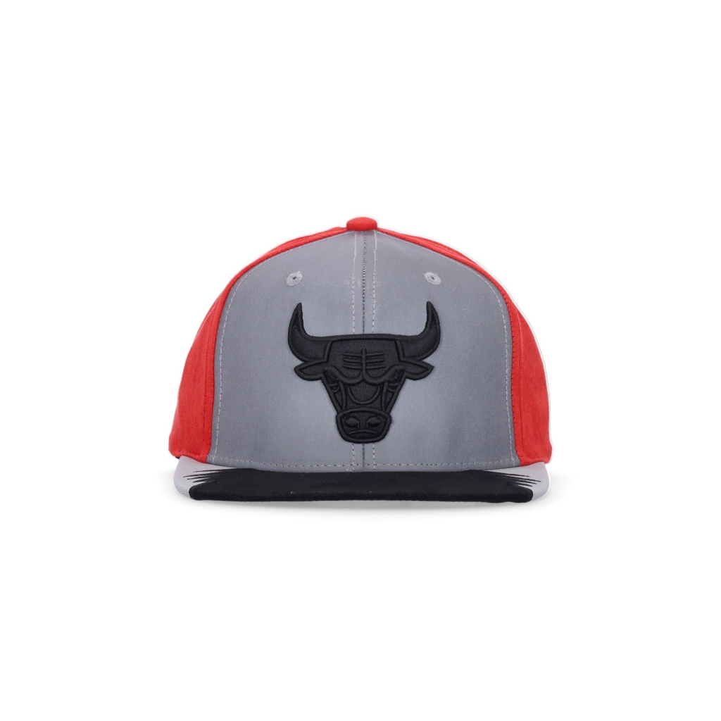 cappellino visiera piatta uomo nba day 5 snapback chibul GREY/RED
