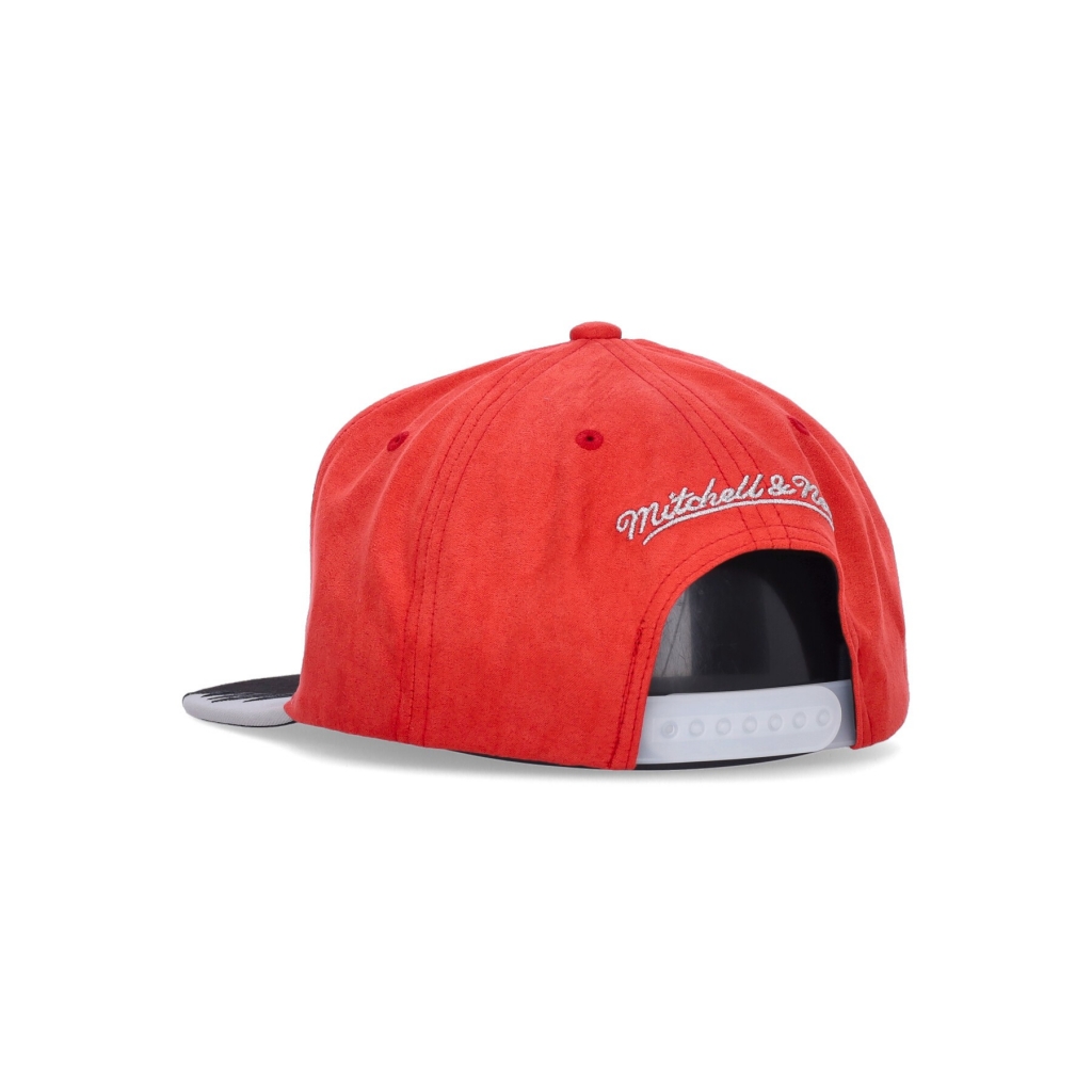 cappellino visiera piatta uomo nba day 5 snapback chibul GREY/RED