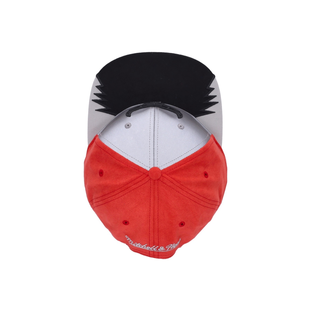 cappellino visiera piatta uomo nba day 5 snapback chibul GREY/RED
