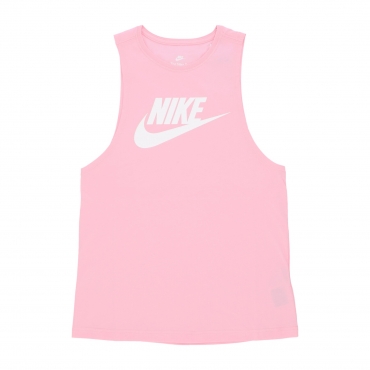 canotta donna w sportswear tank muscle futura new MED SOFT PINK