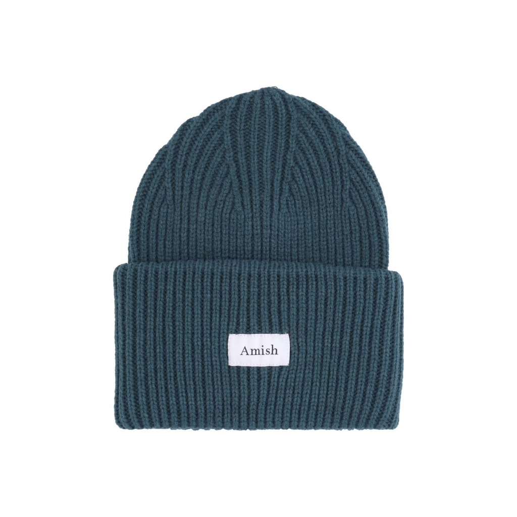 cappello uomo wool blend beanie FOREST