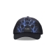 cappellino visiera curva uomo lightning cap BLACK/BLUE