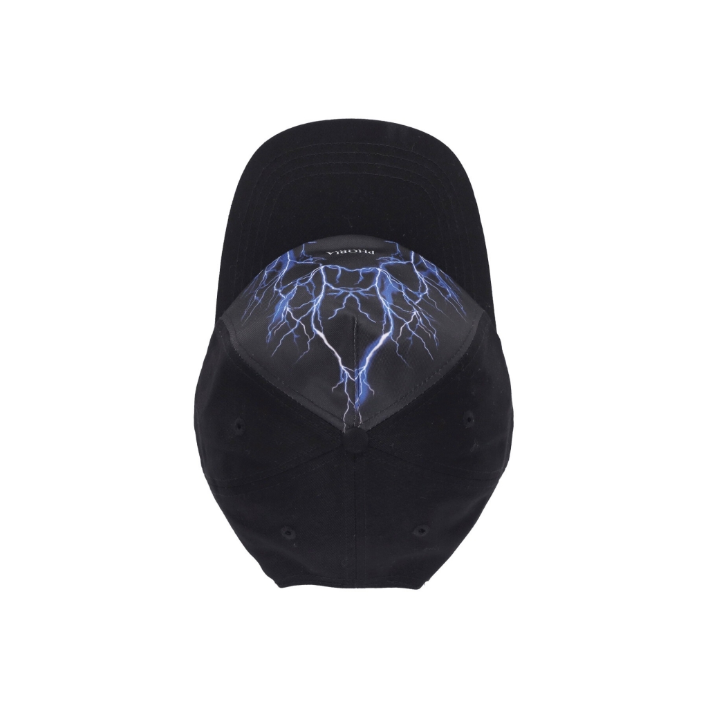 cappellino visiera curva uomo lightning cap BLACK/BLUE