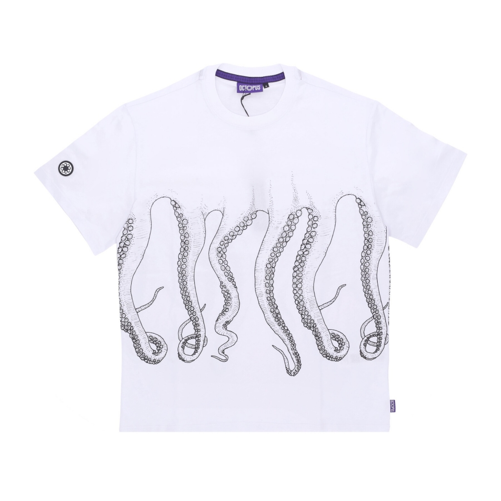 maglietta uomo outline tee WHITE/BLACK