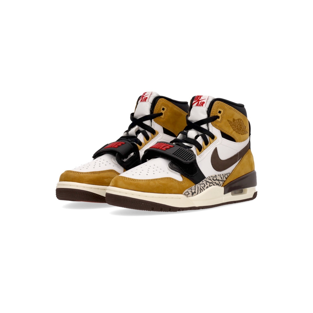 scarpa alta uomo air jordan legacy 312 WHITE/BAROQUE BROWN/WHEAT/VARSITY RED