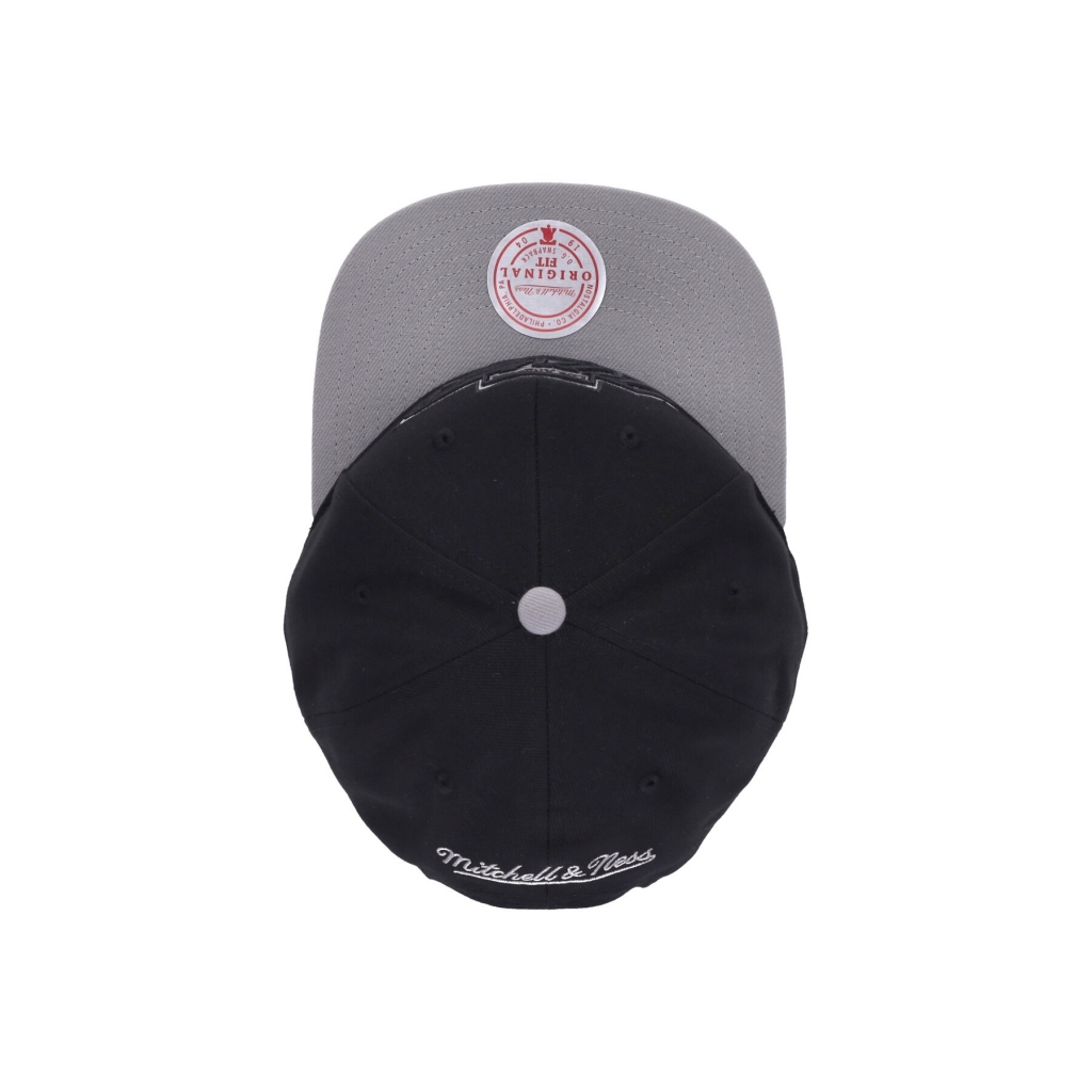 cappellino visiera piatta uomo nhl team 2 tone 20 snapback loskin BLACK/GREY