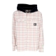 camicia manica lunga cappuccio uomo nba kevin durant flannel hoodie PHANTOM/BLACK/PALE IVORY/GREEN STRIKE
