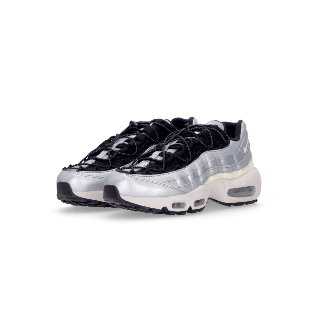 scarpa bassa uomo air max 95 METALLIC SILVER/ALABASTER