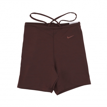 pantaloncino ciclista donna sportswear everyday modern short EARTH/PLUM ECLIPSE