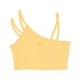 top donna sportswear everyday modern crop top TOPAZ GOLD/UNIVERSITY GOLD