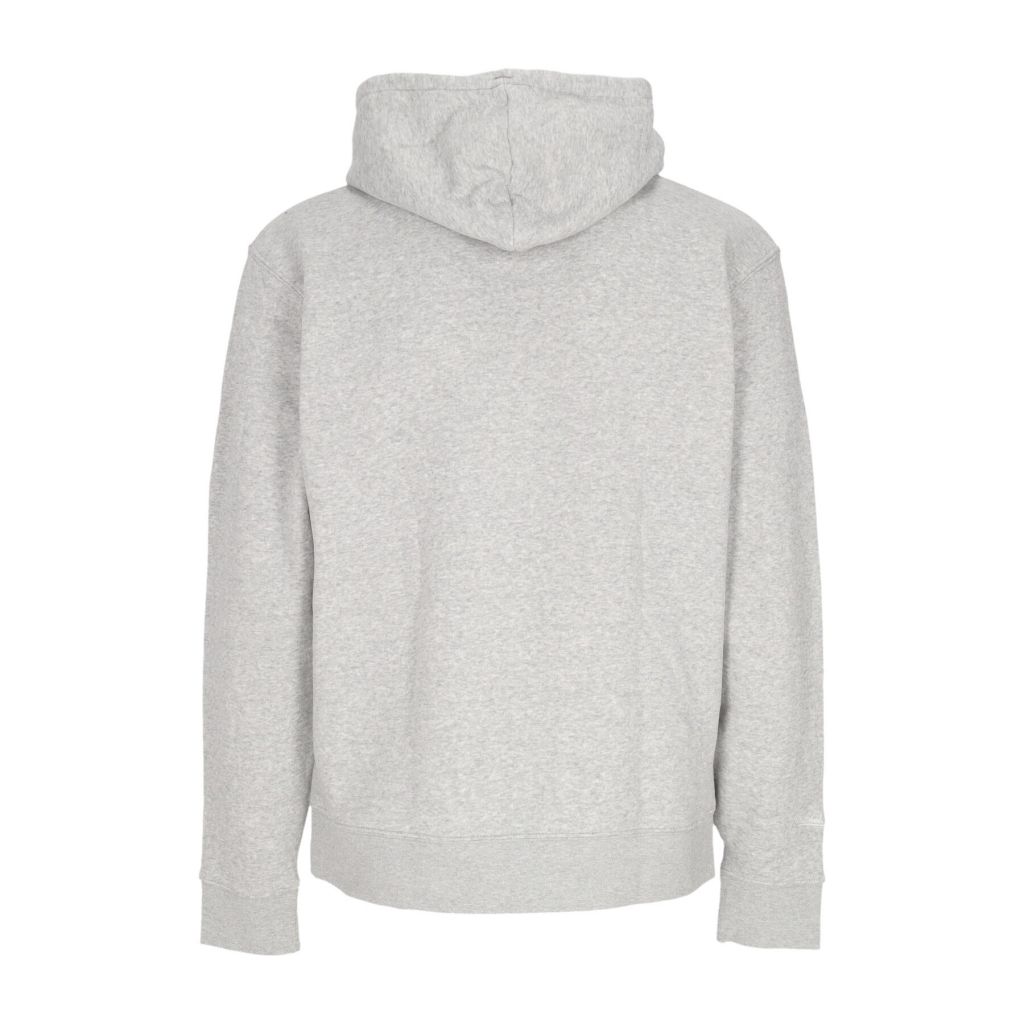 felpa cappuccio uomo nba team logo hoodie miahea GREY MARL