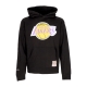 felpa cappuccio uomo nba team logo hoodie udp loslak BLACK