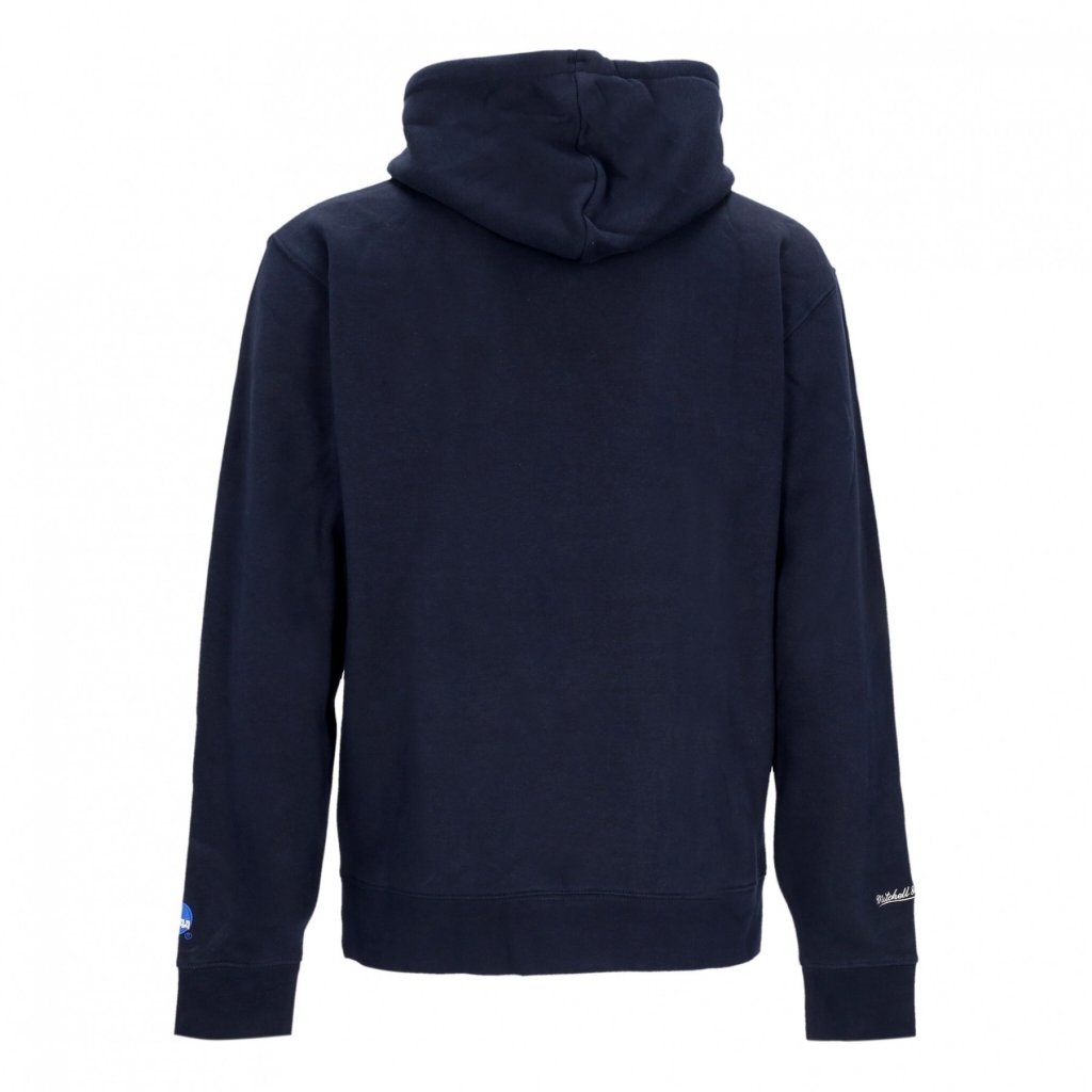 felpa cappuccio uomo ncaa large logo hoodie unchee NAVY