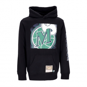 felpa cappuccio uomo nba big face 70 hoodie dalmav BLACK