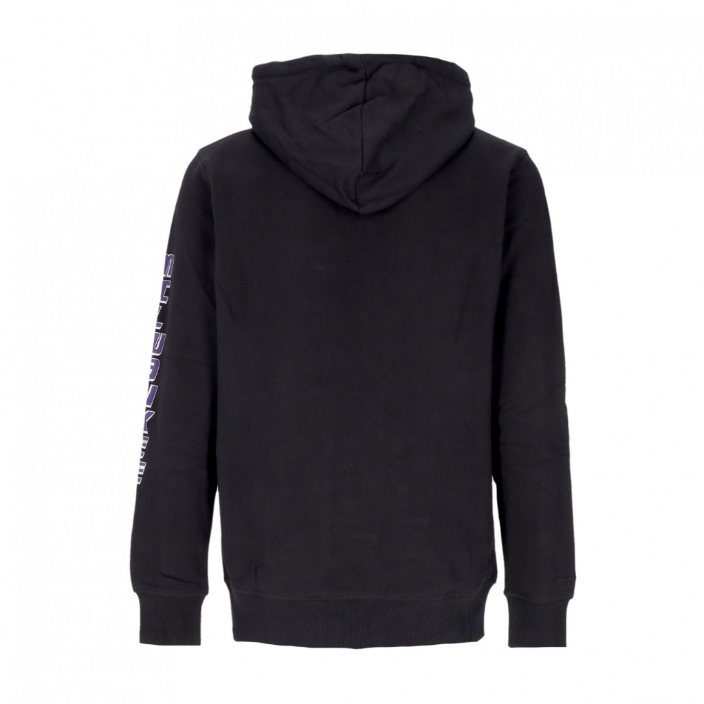 felpa cappuccio uomo nba big face 70 hoodie milbuc BLACK